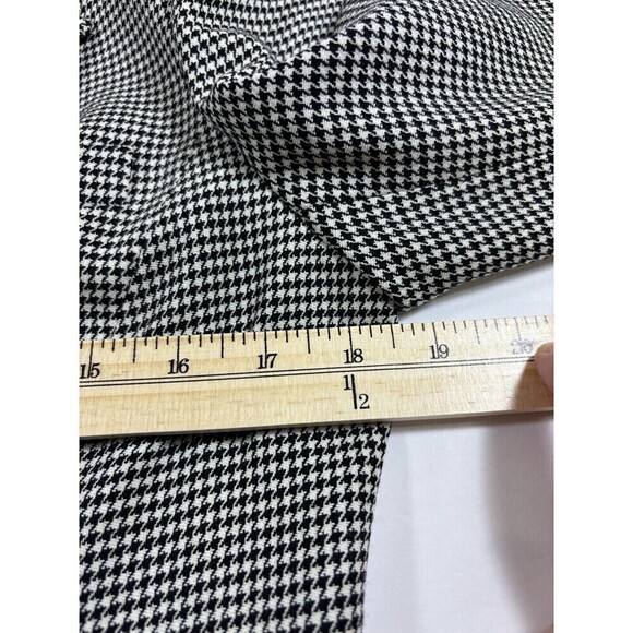 Ralph Lauren Purple Label Blazer Black White Houndstooth Puppytooth 8 Zip Close - Picture 9 of 12